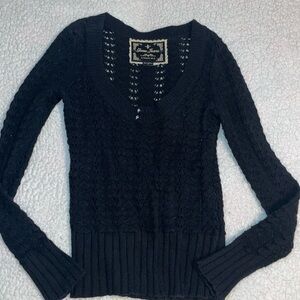 Black Guess Knitted Sweater S